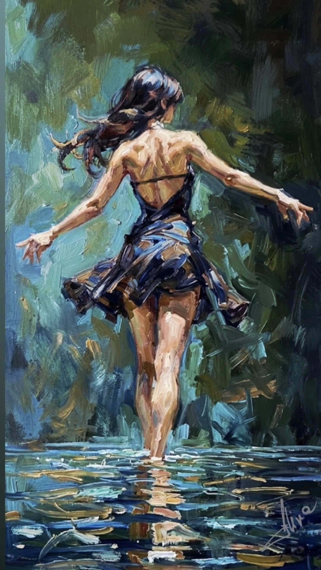 ArteDiAlina.com painting: Lost without you ..
